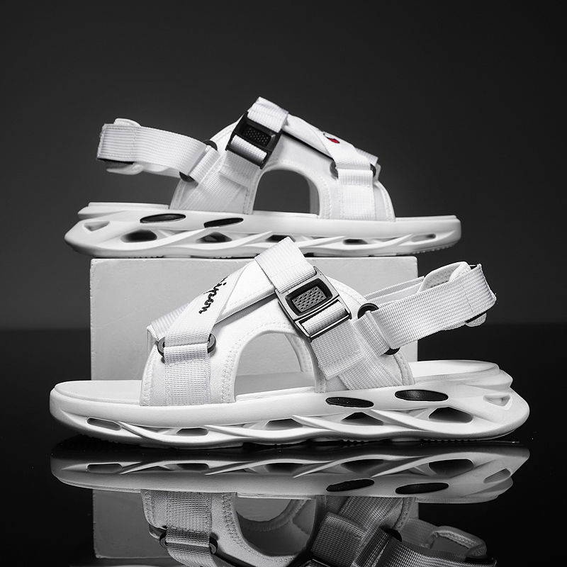 Dép đi biển nam dép quai hậu sandal nam Dép quai hậu nam Giày lỗ Dép cao su dép nam quai chéo dép nam quai hậu dép chống trượt