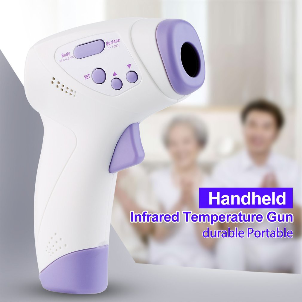 Nhiệt kế hồng ngoại không tiếp xúc và nhiệt kế đo trán Nhiệt Kế Điện Tử Non-Contact IR Infrared Thermometer and Ear Forehead Thermometer