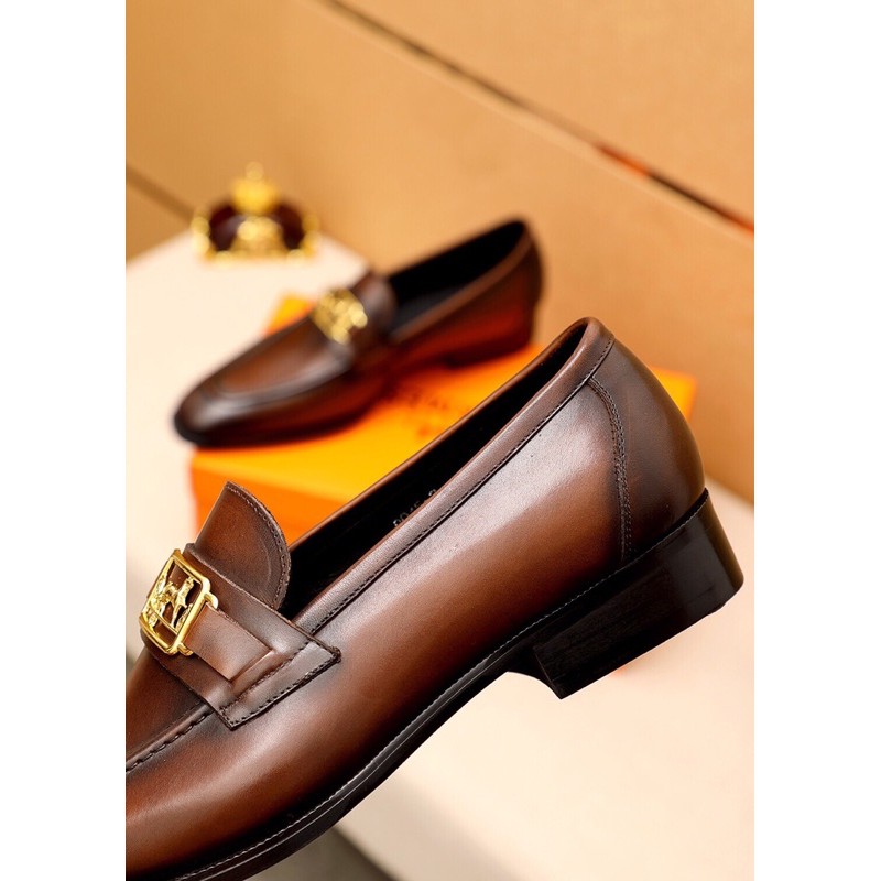 Giày tây của nam thương hiệu Hermes HM da thật cao cấp thiết kế thời thượng