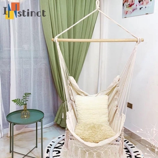 Võng Treo Vải Cotton Màu Trắng