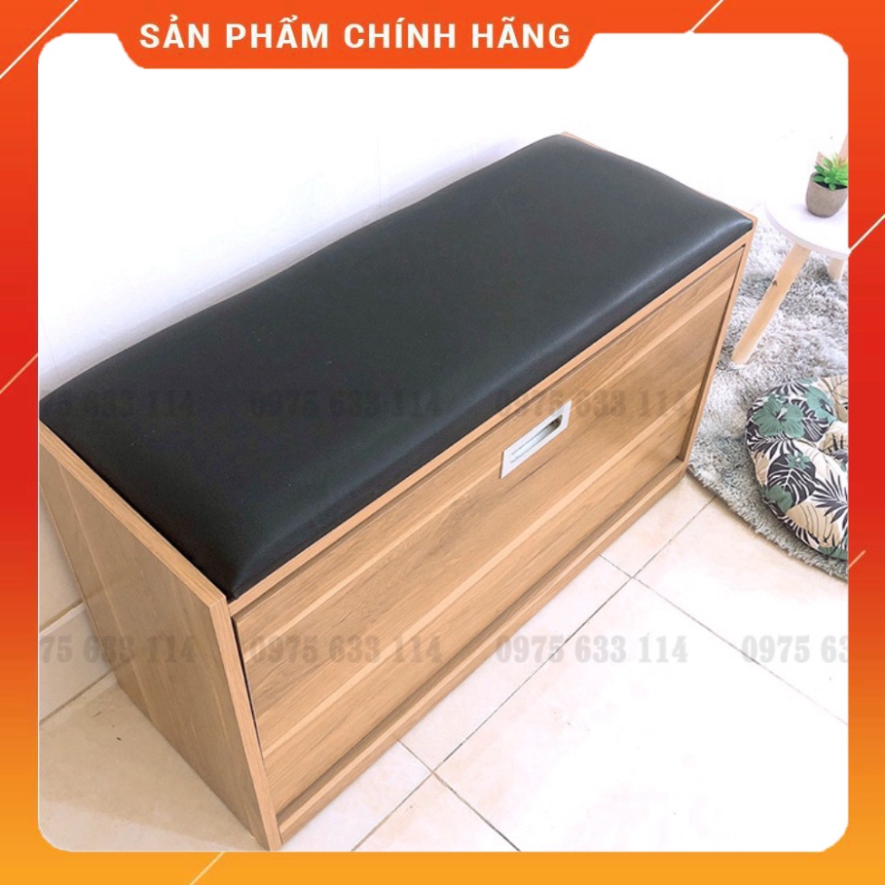 Tủ giày thông minh HỎA TỐCTủ gỗ đựng giày thiết kế hiện đại, tiết kiệm không gian kết hợp đệm ngồi tiện lợi