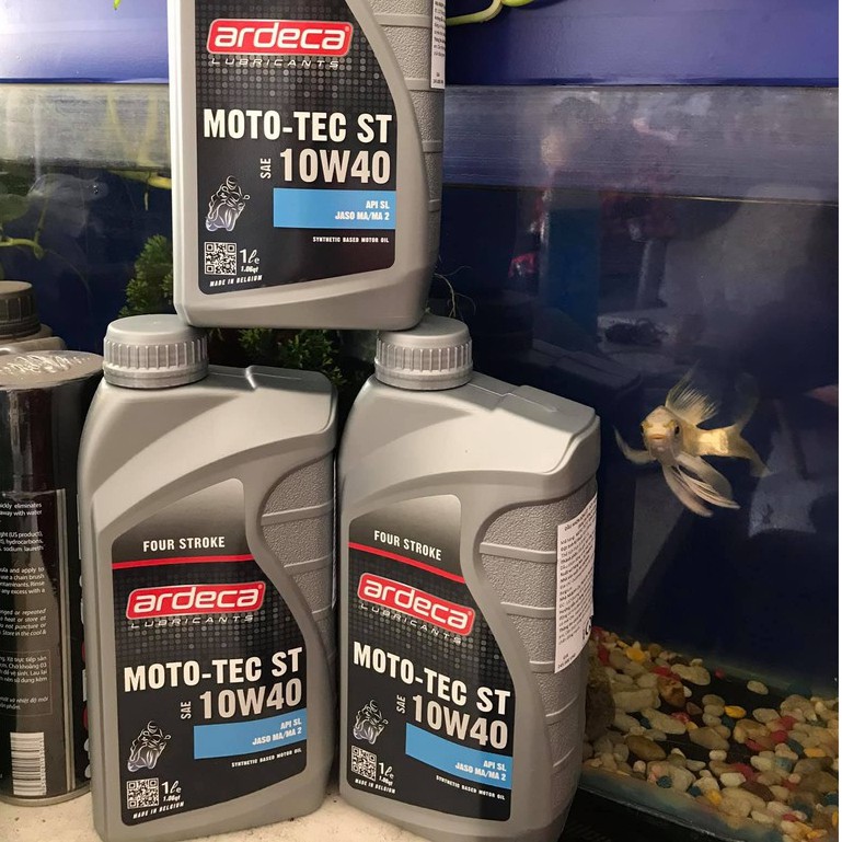 [Tặng Lọc Nhớt] Nhớt Ardeca 10w40 Moto-Tec FS Cho Xe Số, Côn Tay, Mô Tô