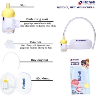 Dụng cụ hút mũi Richell cho bé