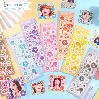 Flowertree 1 miếng dán đám mây trang trí sổ tay