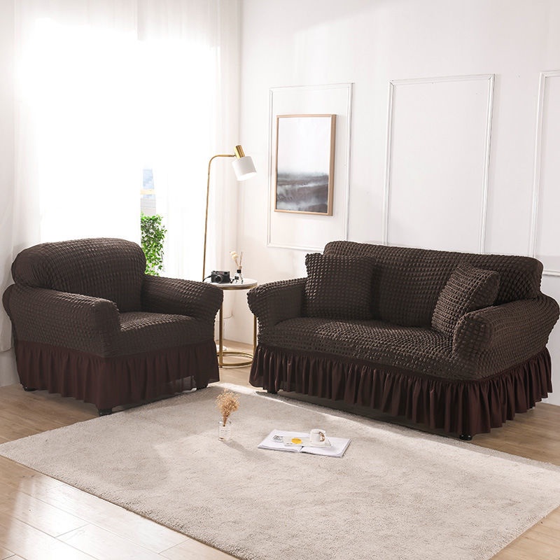 Vỏ bọc ghế sofa 1/ 2/ 3/ 4 chỗ ngồi vải spandex co giãn thông dụng cho phòng khách