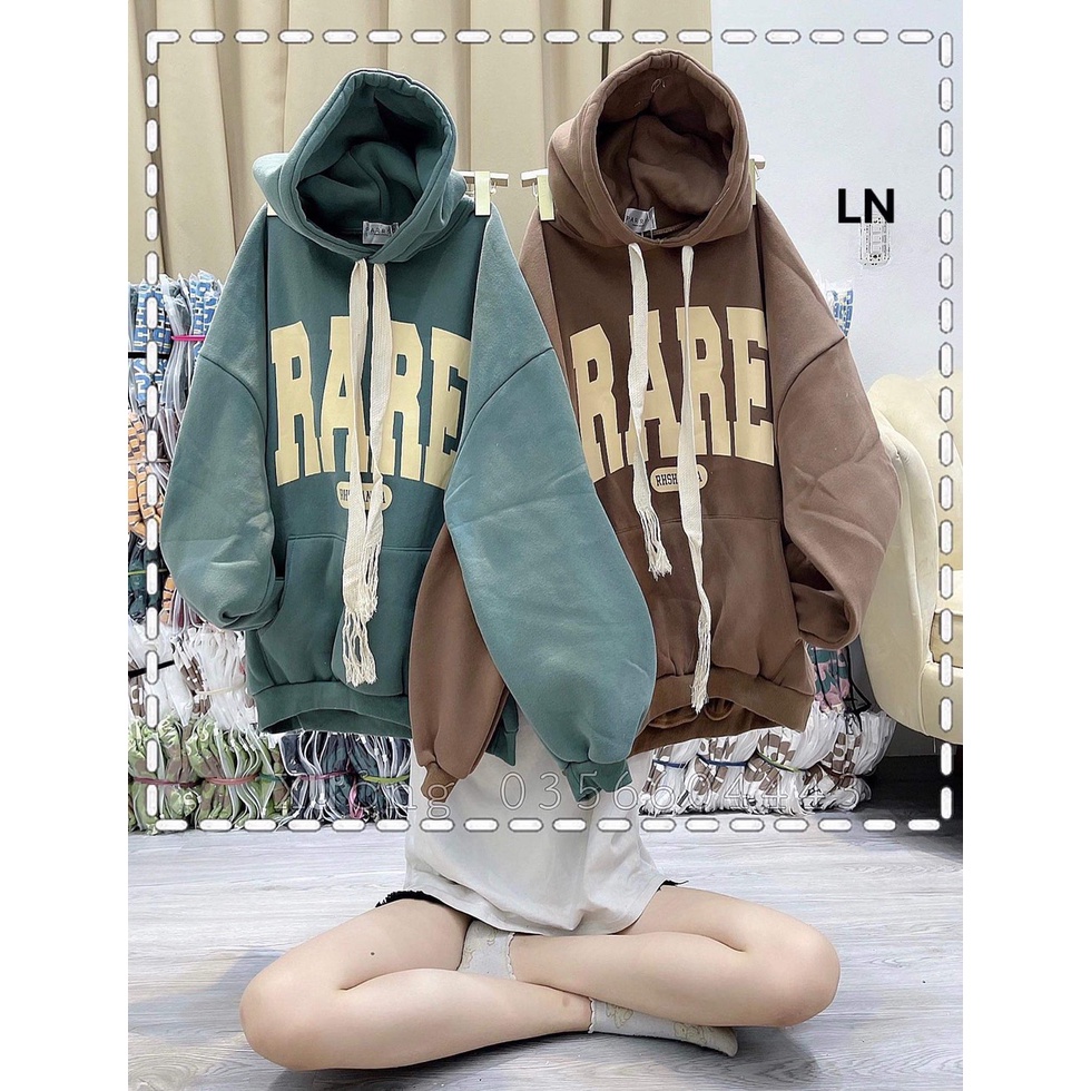 Áo hodie rare form thụng-6L0N
