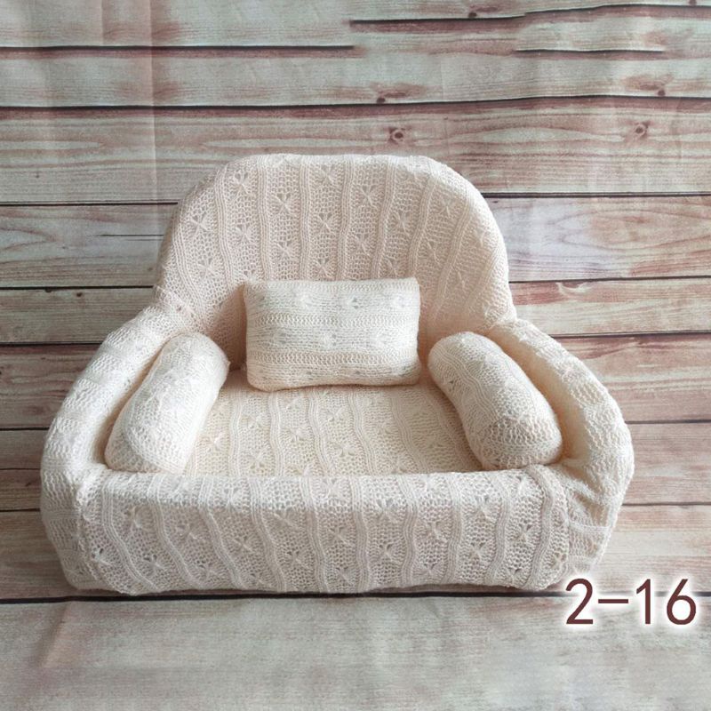 Set 4 Gối Đệm Ghế Sofa Dùng Làm Đạo Cụ Chụp Ảnh Cho Bé Sơ Sinh