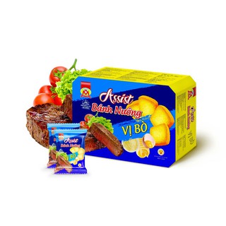 [ Lễ hộp ] _ Assist 260g Bánh nướng VỊ BÒ phô mai MỸ NGỌC -  [Holiday packaging] _ Baked Caked with Beef flavor 260g