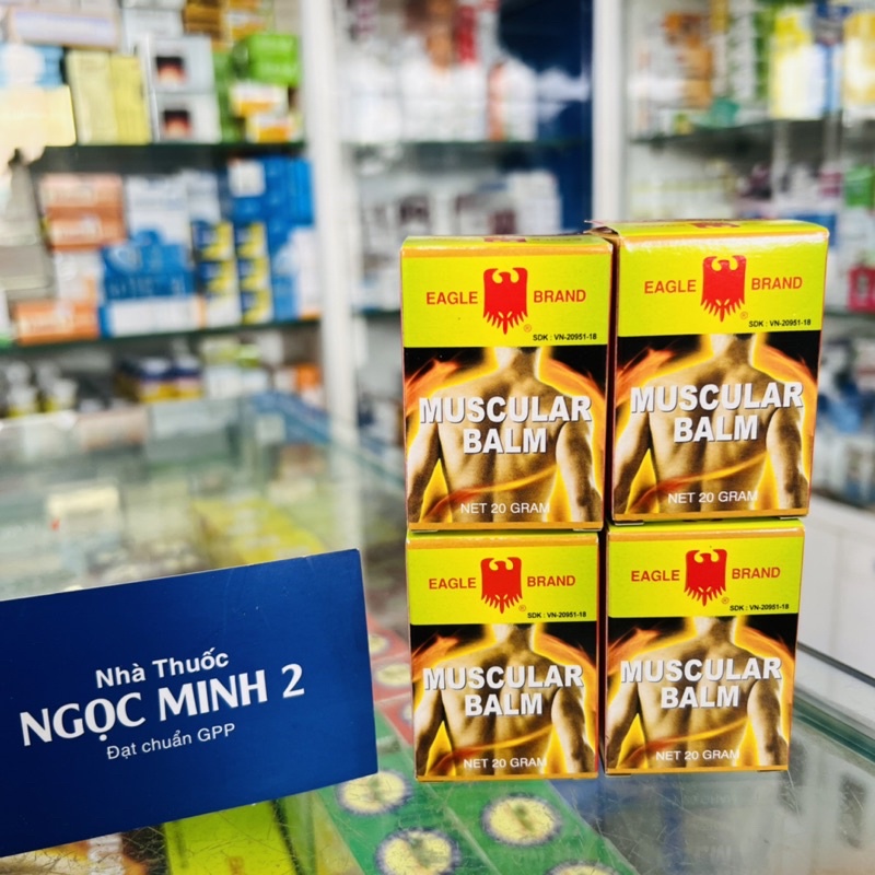 ✅ [Chính Hãng] Cao xoa bóp cơ bắp con ó 20 gram ( Eagle brand )