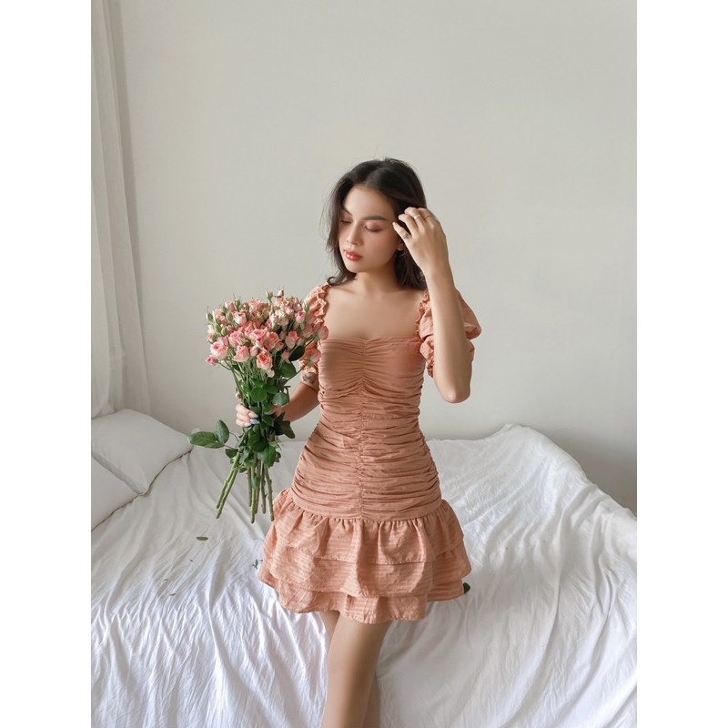 Đầm tay phồng lai bèo | BigBuy360 - bigbuy360.vn