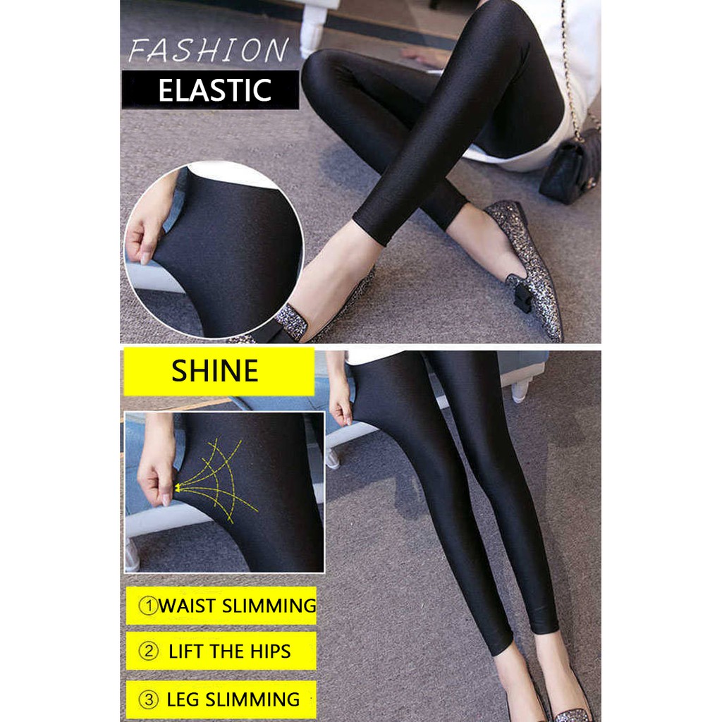 Quần legging co giãn ôm dáng thiết kế đơn giản dùng tập yoga size S-6xl plus