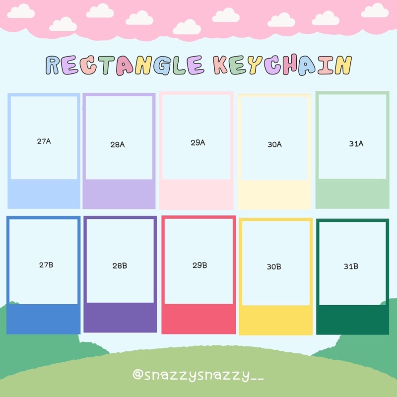 MÓC KHÓA HÌNH CHỮ NHẬT KÈM ẢNH IN THEO YÊU CẦU SNAZZY