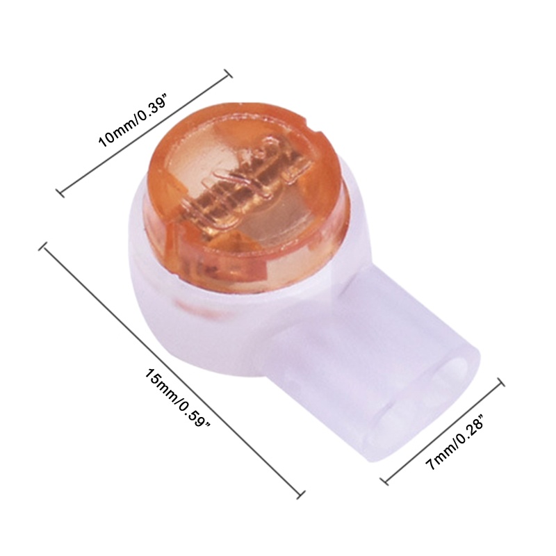 Set 100 Đầu Nối Dây Điện Thoại Rj45 K2 Chống Thấm Nước