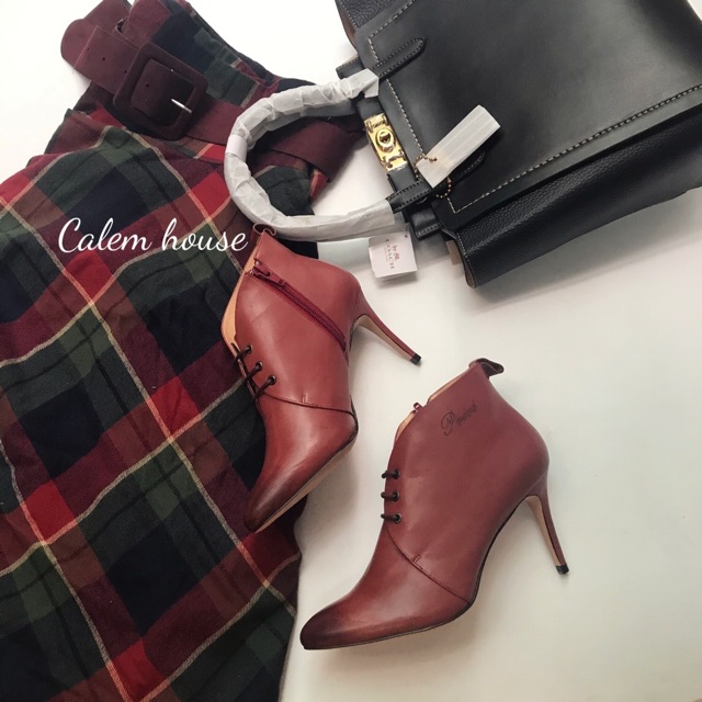 Giày boots PRIVE cổ đứng