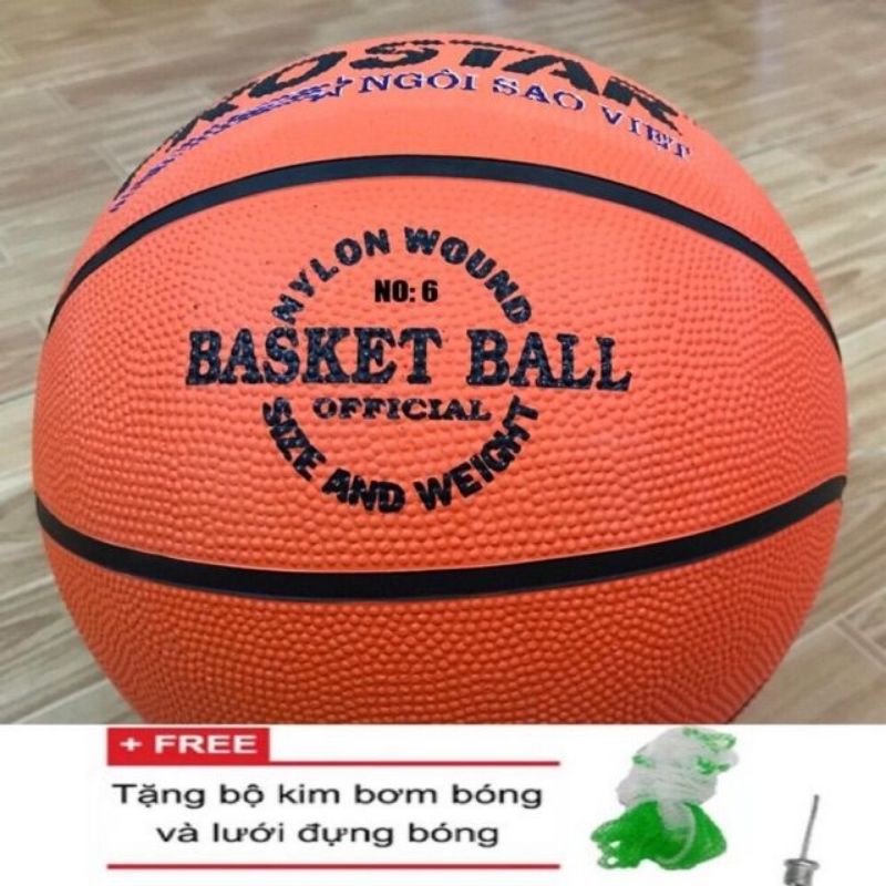 combo khung bóng rổ kèm bóng Prostar tặng kim bơm và lưới