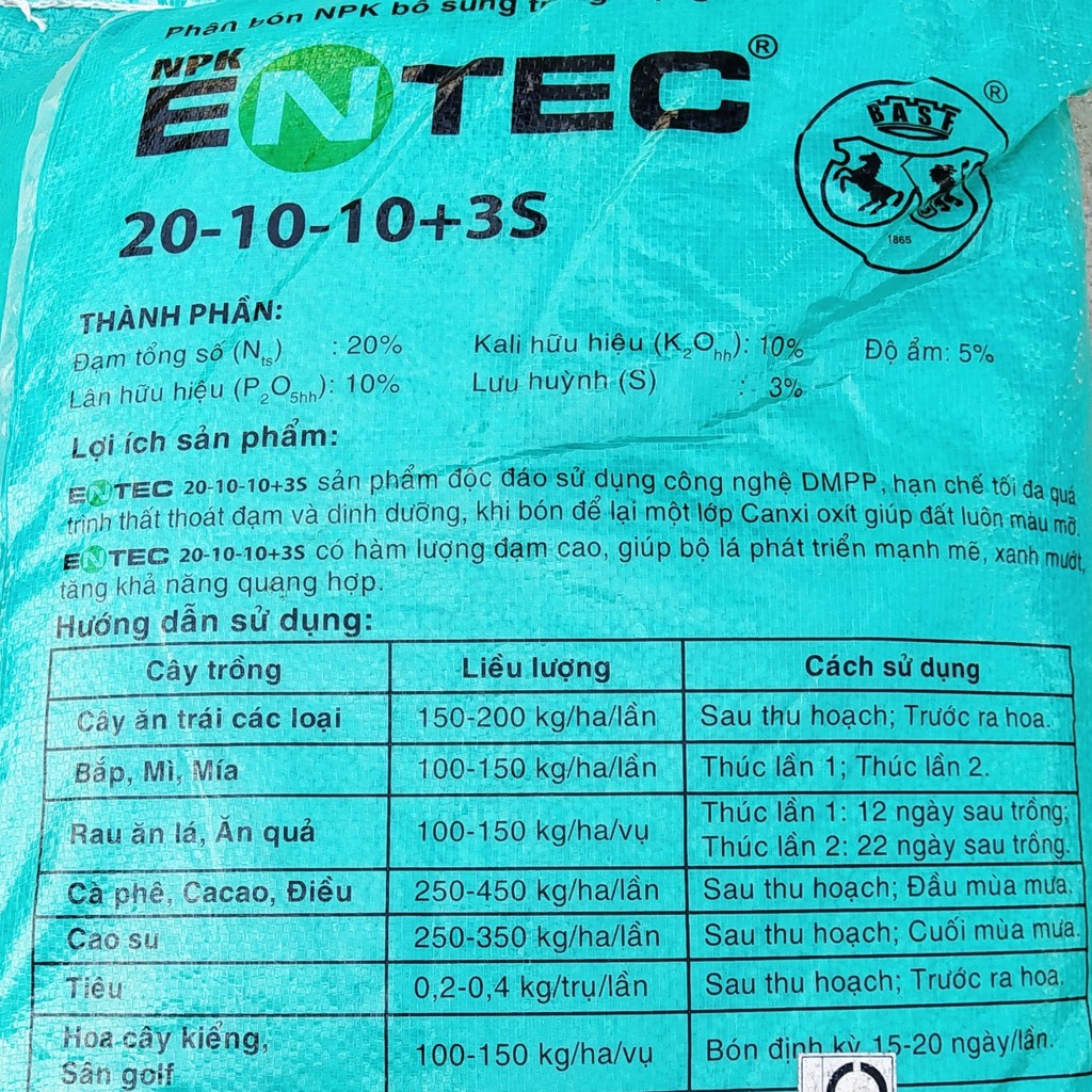 (500g) Phân bón NPK 20-10-10 Nhập Khẩu Châu Âu, Chuyên gia đâm chồi, ra đọt, phục hồi cây trồng và nuôi trái