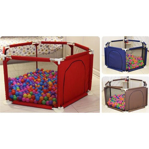 Nhà banh kiêm quây cũi và nhà bóng cho bé