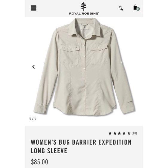 Áo sơ mi chống nắng tay dài Royal Robbins - Thanh lý vnxk