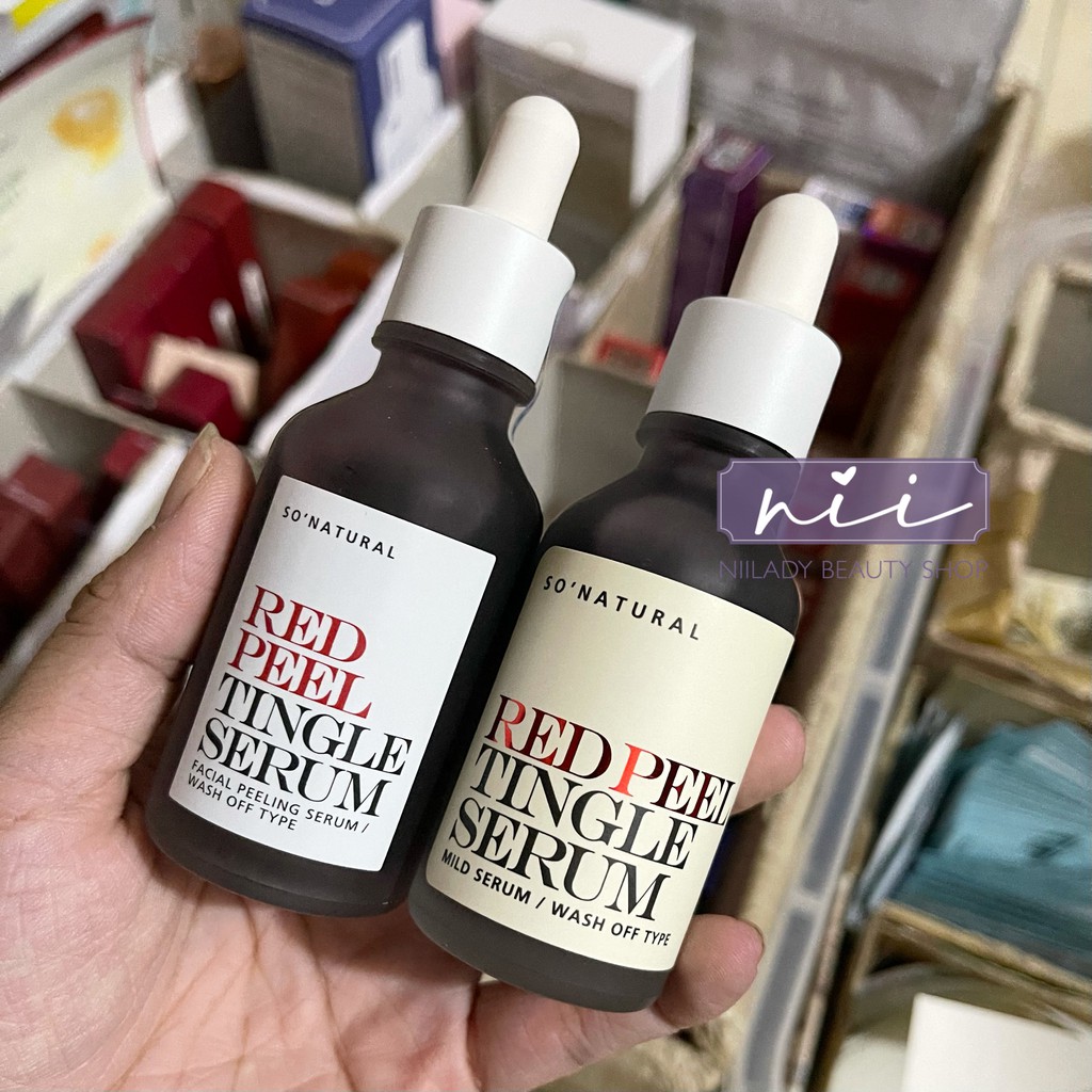 Tẩy da chết hoá học So Natural Red Peel Tingle Serum | BigBuy360 - bigbuy360.vn
