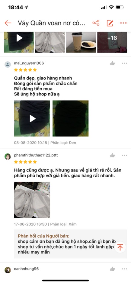 Váy Quần voan nơ có 1 lớp lót trong ( mã 26) | BigBuy360 - bigbuy360.vn