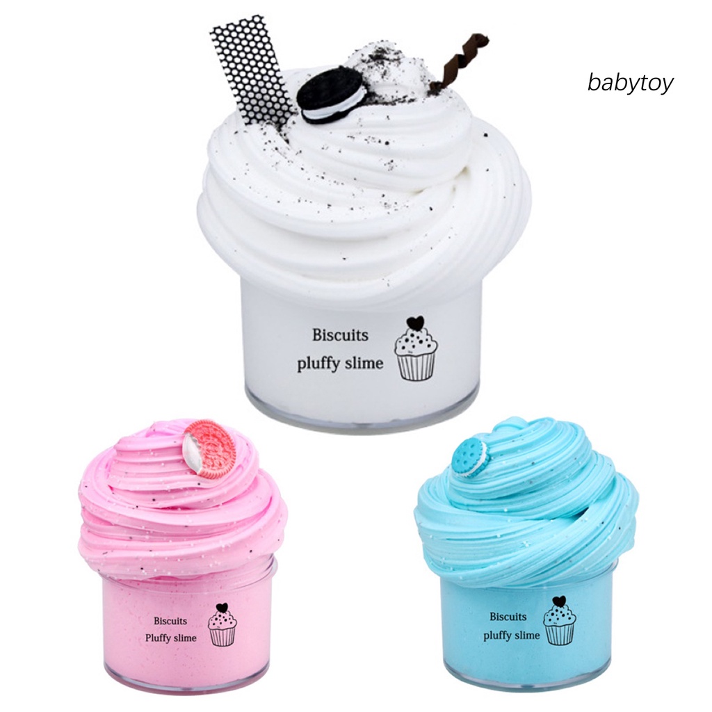 Đồ chơi miếng nhầy nặn bóp hình bánh quy dung tích 60ml