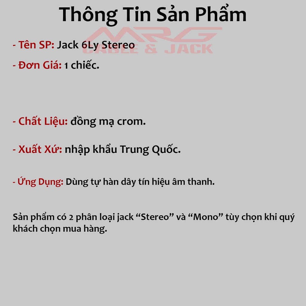 Jack 6Ly Stereo Cong Góc Vuông, giá 1 chiếc, dùng hàn dây tín hiệu âm thanh.