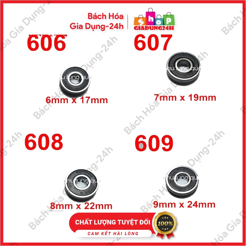 {Giá sỉ} Vòng bi, bạc đạn 606,607,608, RBI mới 100%, -Giadung24h