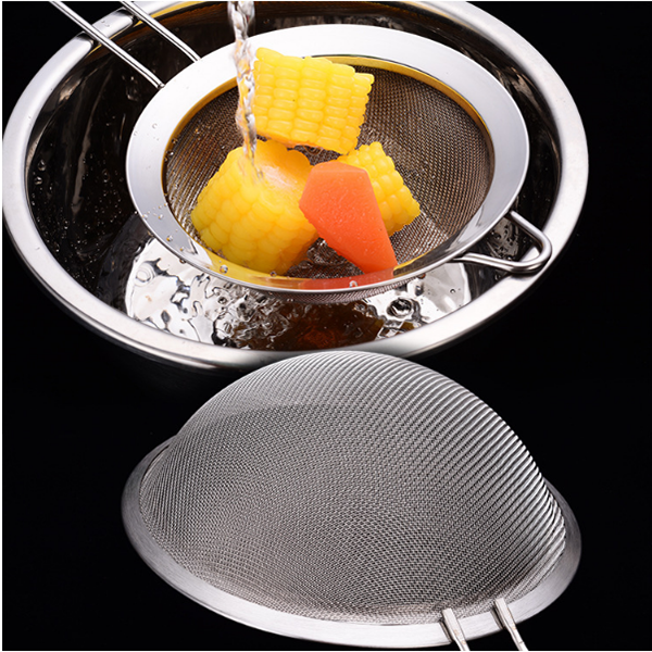 Set 3 Muỗng Lọc Đa Năng Bằng Thép Không Gỉ