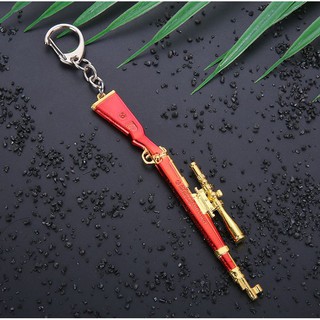 Móc Khóa Kar98 Gold Game PUBG - Mô Hình Trưng Bầy K98 Thép Size 12Cm