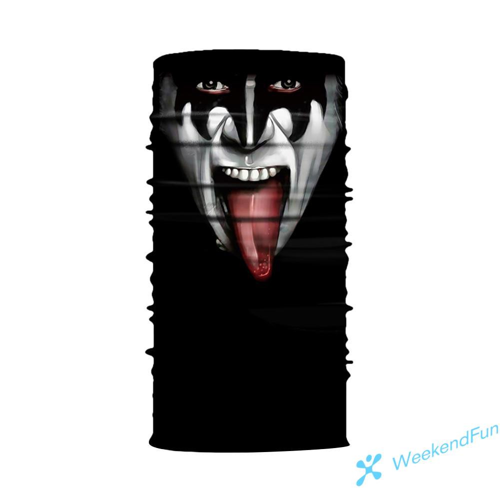 Bicycle Motorcycle Windproof Clown Half Face Mask Outdoor Balaclavas Scarf