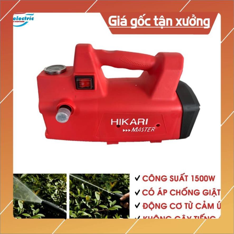 [ BH 24 THÁNG ] Máy rửa xe mini I Máy rửa xe cao áp HIKARI 2000W HK-H3 - Có áp chống giật + Chống cháy