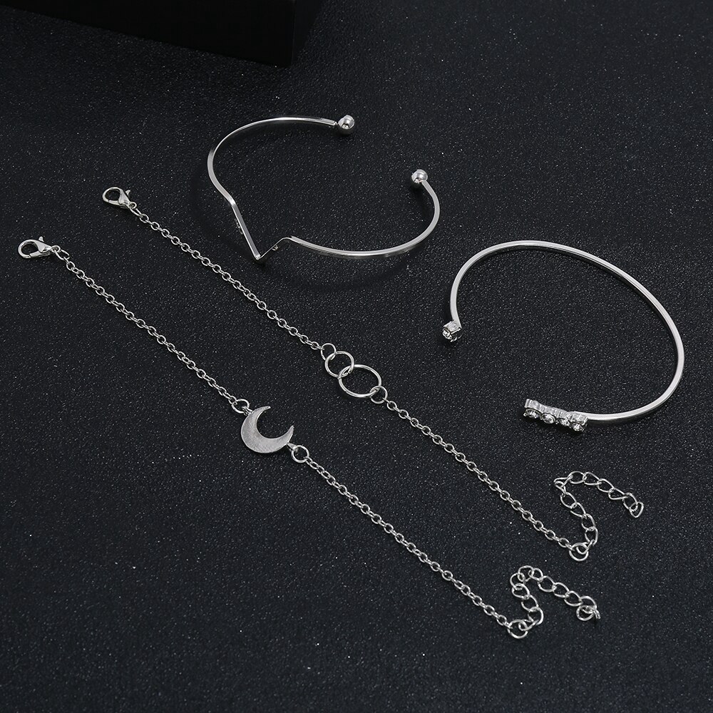 Bộ 4 lắc tay cho nữ họa tiết tình bạn độc đáo