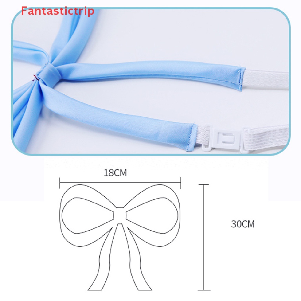 [Fantastictrip] Nơ JK Mỏng Sa Nhật Bản Trang Trí Cổ Áo Cho Học Sinh Nữ Mới