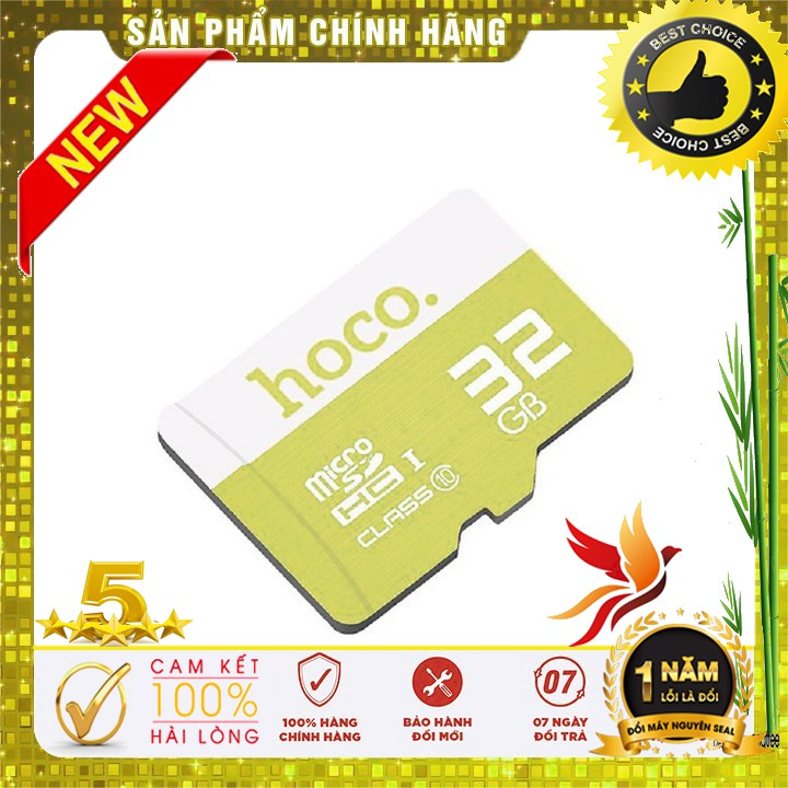 [Mã ELFLASH3 hoàn 10K xu đơn 20K] Thẻ nhớ hoco 32gb chính hãng