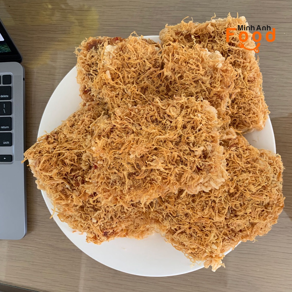 Cơm cháy siêu chà bông ăn là ghiền bịch 500g ,cơm cháy giòn rụm, chà bông phủ dày nước sốt đậm đà ăn hoài không ngán