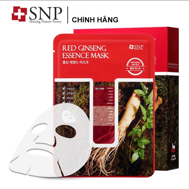 Sỉ mặt nạ SNP nhân sâm DƯỠNG ẨM chuẩn Hàn