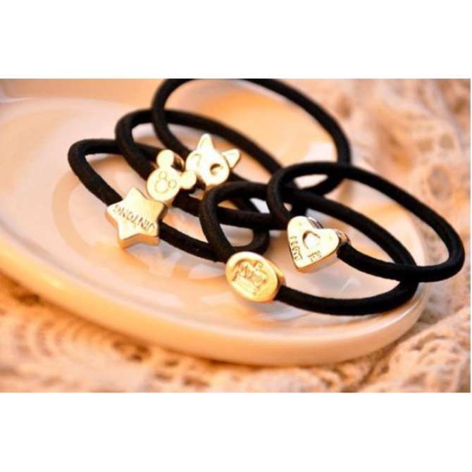 Combo 10 chun buộc tóc giá tốt ( màu đen)