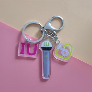 Móc chìa khóa hình lightstick ca sĩ Kpop IU xinh xắn
