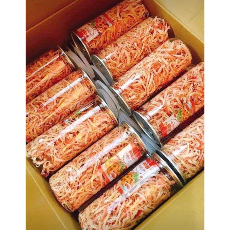 300gr Mực hấp dừa xé sợi, loại 1,hủ pet | BigBuy360 - bigbuy360.vn