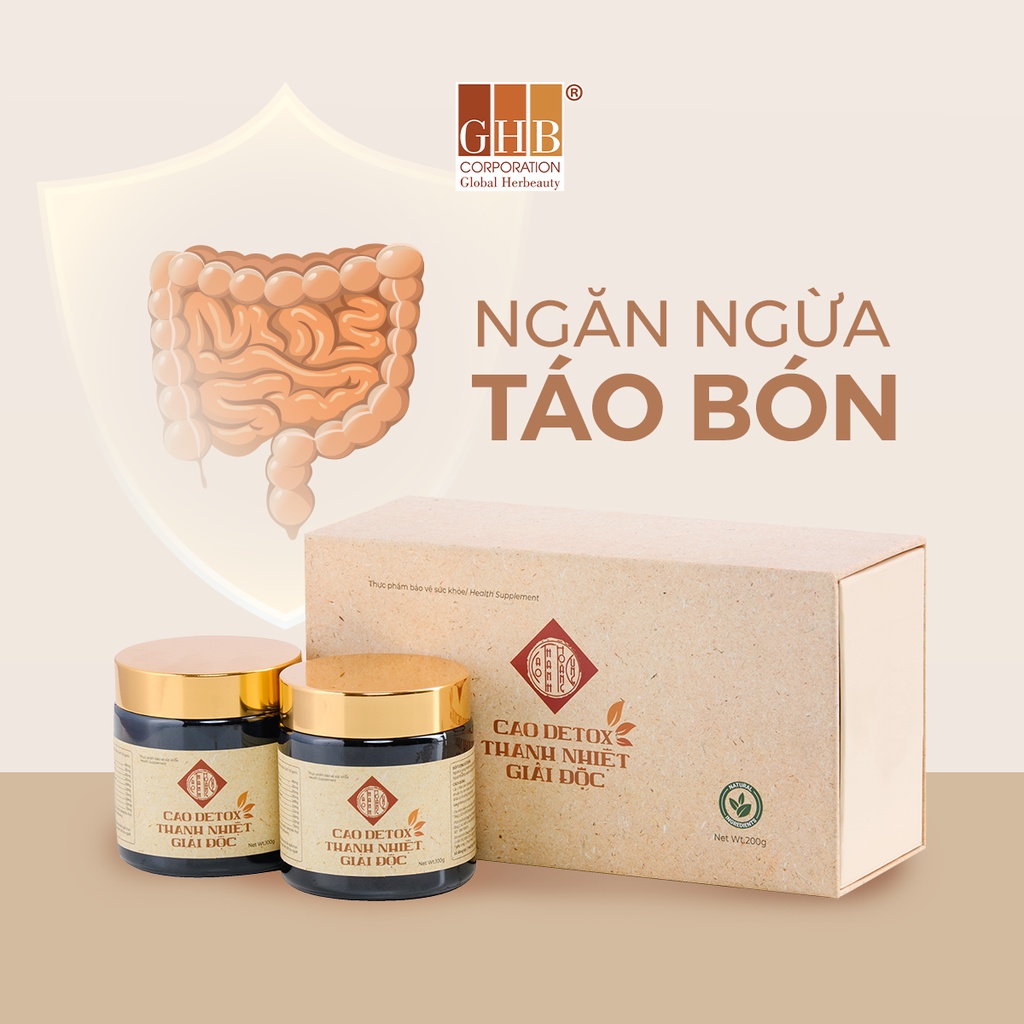 Cao Detox Thanh Nhiệt Cho Người Uống Nhiều Rượu Bia, Làm Mát Gan, Hỗ Trợ Cơ Thể Đào Thải Độc Tố
