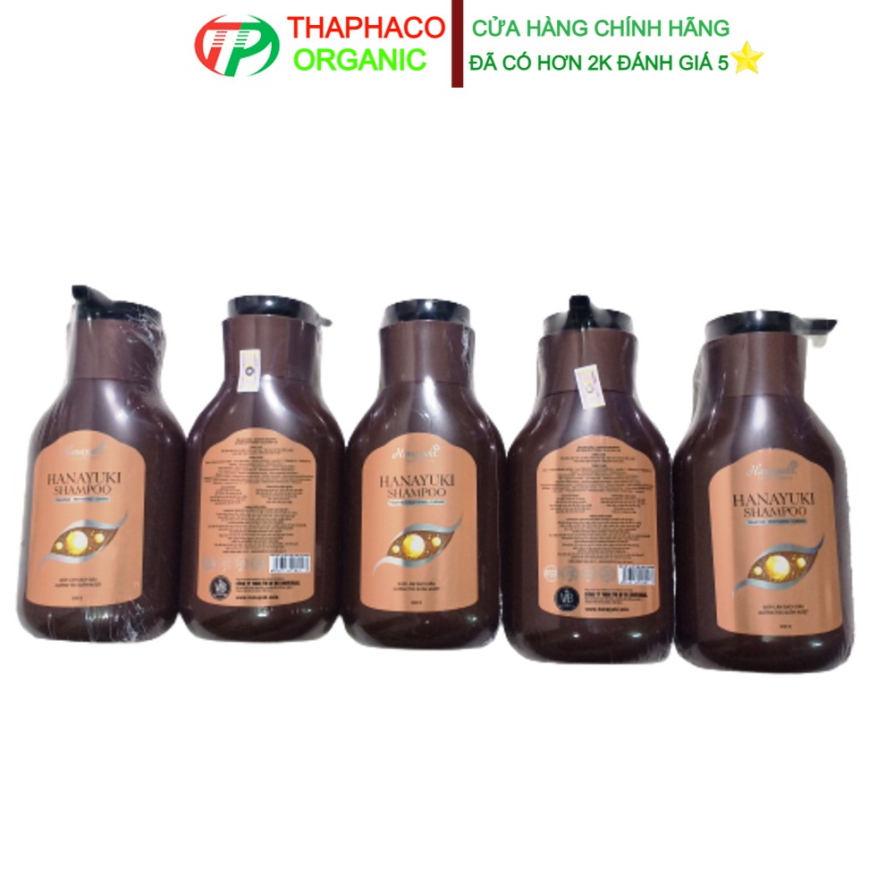 Combo 5 Chai Dầu Gội Hanayuki Shampoo Loại 300gr Date 2023