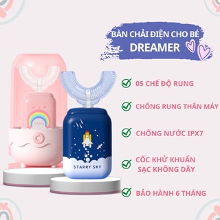 Bàn chải điện cho bé Unicorn cao cấp giúp bé vệ sinh răng miệng, loại bỏ mảng bám trên răng hiệu quả Momby Shop