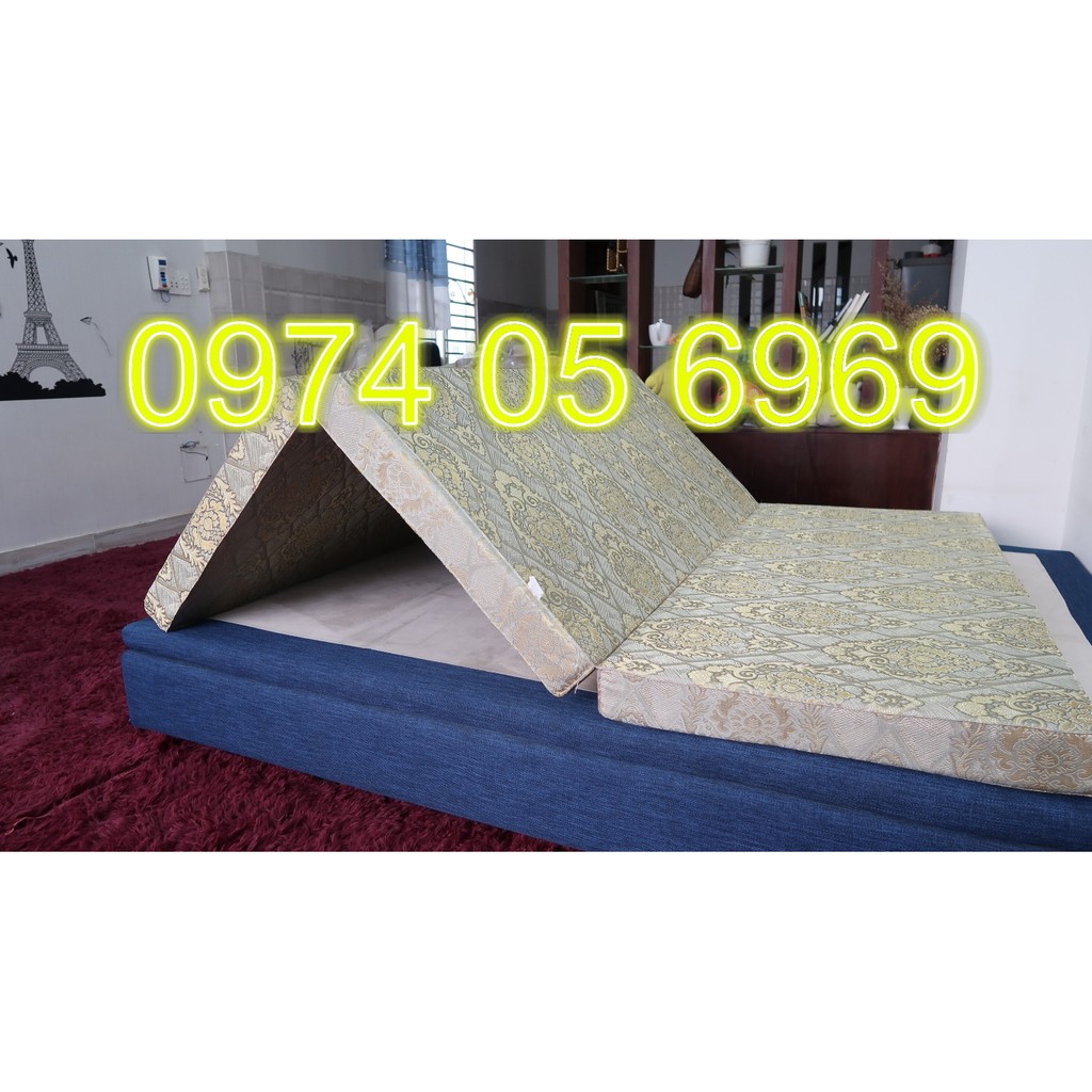 Nệm Bông Ép Topaz Hàn Quốc Gấp 3, Giá Rẻ, Bảo Hành 5 Năm. Liên hệ shop trước khi đặt hàng cồng kềnh