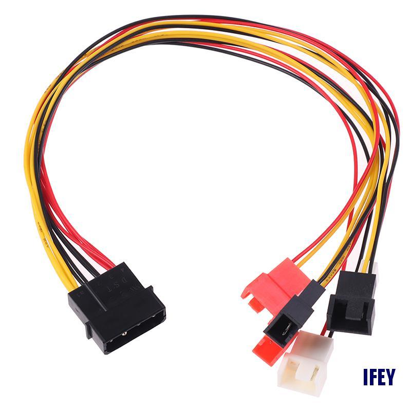 Dây Cáp Chuyển Đổi Quạt Tản Nhiệt Từ 4pin Molex Sang 3pin 12v 7v 5v