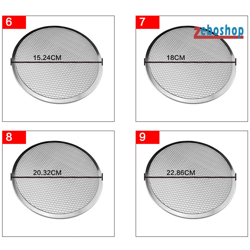 Khay Lưới Tròn Nướng Bánh Pizza Bằng Nhôm Dày Không Dính