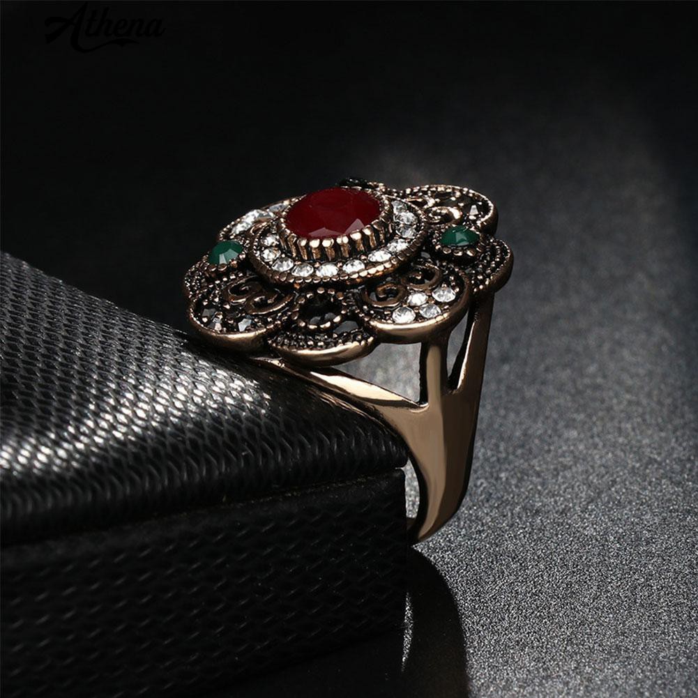 Nhẫn MặT HìNh Hoa ĐíNh Kim Cương Giả ThờI Trang Cho Nữ