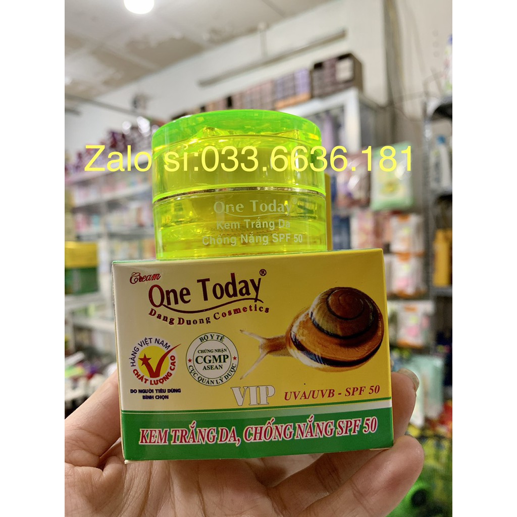 Kem ốc sên trắng da chống nắng 15g