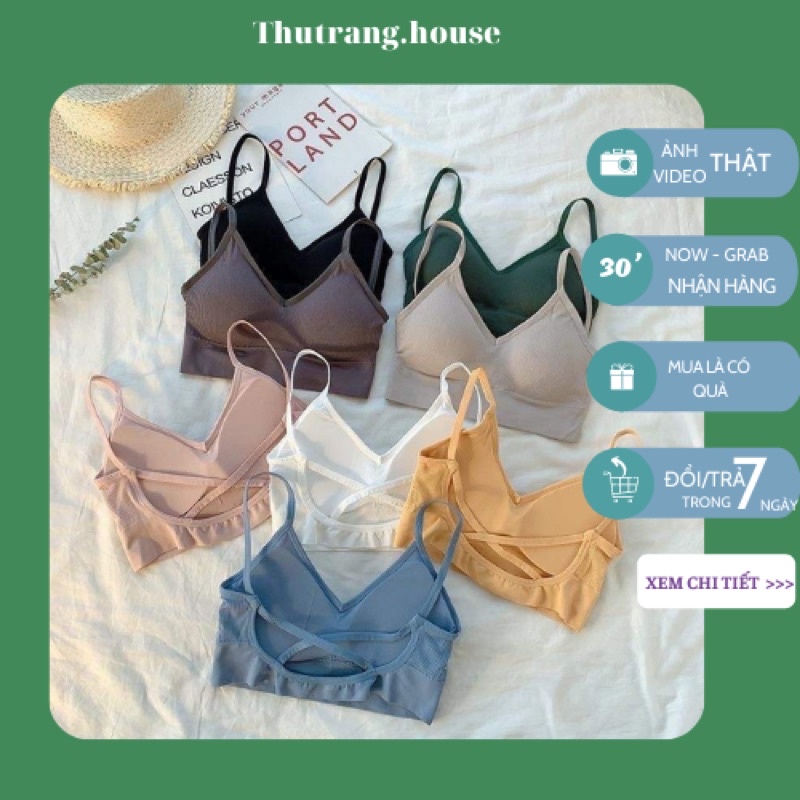ÁO BRA, TẬP GYM, YOGA DÁNG CROPTOP THỂ THAO HAI DÂY KHÔNG GỌNG NÂNG NGỰC M12 | BigBuy360 - bigbuy360.vn