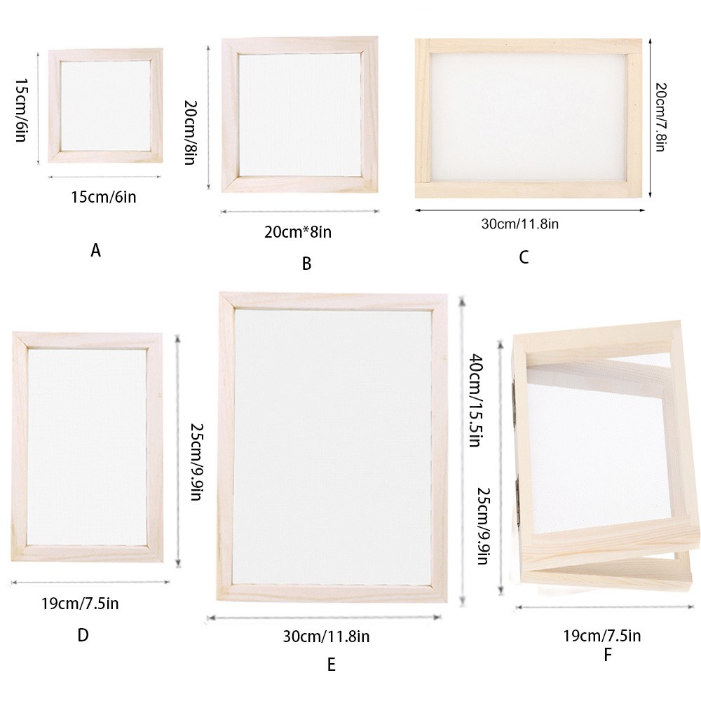 Khung gỗ đựng tranh giấy thủ công phong cách retro quà tặng cho trẻ em người lớn