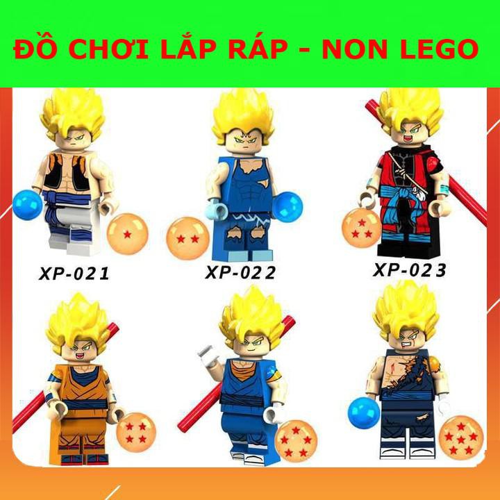 Đồ Chơi Minifigures Các Nhân Vật Trong Phim 7 Viên Ngọc Rồng Son Goku - Dragon Ball Goku Koruit XP021 XP022 XP023 XP025